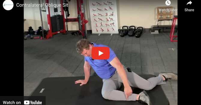 Contralateral Oblique Sit