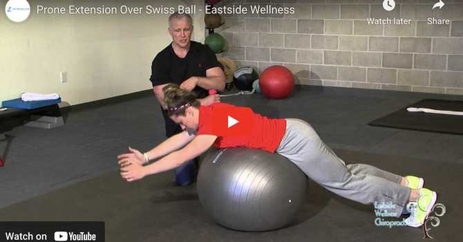 Prone Extension Over Swiss Ball