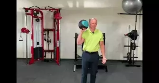 3D Lunges With Weighted Arm Drivers